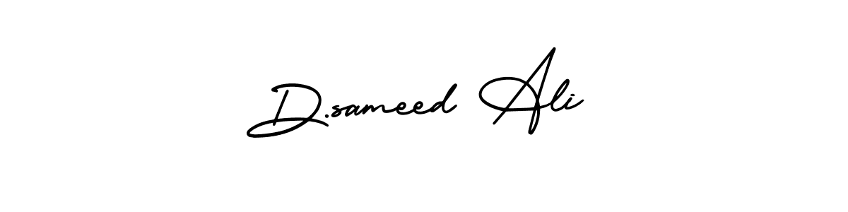 Make a beautiful signature design for name D.sameed Ali. With this signature (AmerikaSignatureDemo-Regular) style, you can create a handwritten signature for free. D.sameed Ali signature style 3 images and pictures png