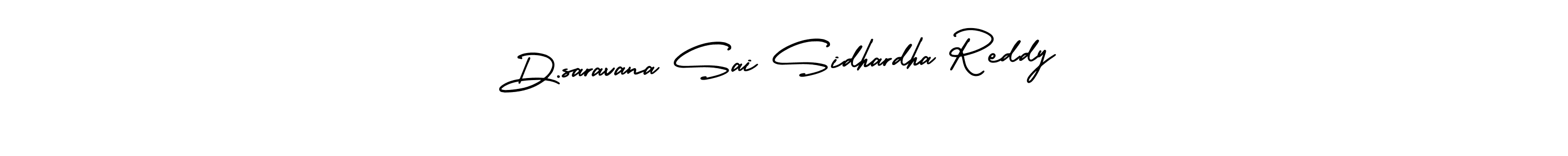 How to make D.saravana Sai Sidhardha Reddy name signature. Use AmerikaSignatureDemo-Regular style for creating short signs online. This is the latest handwritten sign. D.saravana Sai Sidhardha Reddy signature style 3 images and pictures png