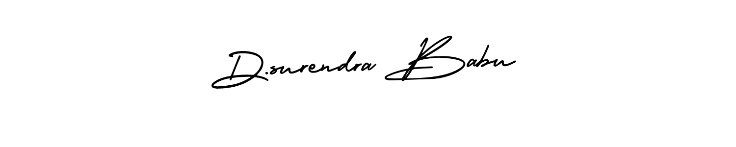 AmerikaSignatureDemo-Regular is a professional signature style that is perfect for those who want to add a touch of class to their signature. It is also a great choice for those who want to make their signature more unique. Get D.surendra Babu name to fancy signature for free. D.surendra Babu signature style 3 images and pictures png