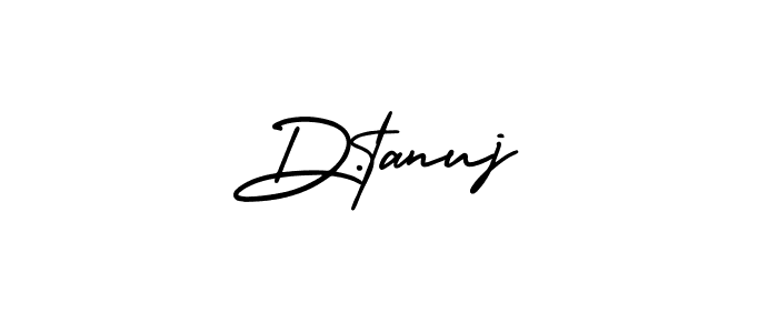 How to Draw D.tanuj signature style? AmerikaSignatureDemo-Regular is a latest design signature styles for name D.tanuj. D.tanuj signature style 3 images and pictures png