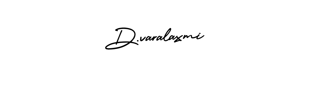 Make a beautiful signature design for name D.varalaxmi. Use this online signature maker to create a handwritten signature for free. D.varalaxmi signature style 3 images and pictures png