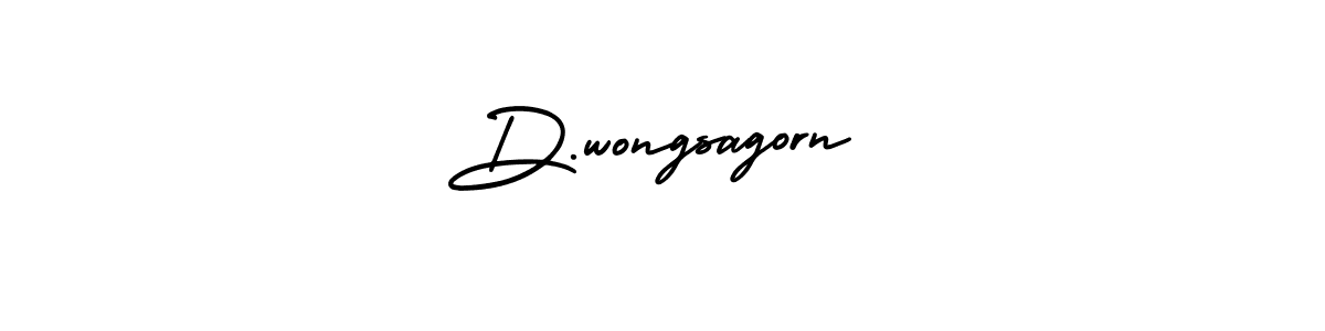 It looks lik you need a new signature style for name D.wongsagorn. Design unique handwritten (AmerikaSignatureDemo-Regular) signature with our free signature maker in just a few clicks. D.wongsagorn signature style 3 images and pictures png