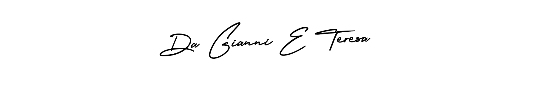 Also we have Da Gianni E Teresa name is the best signature style. Create professional handwritten signature collection using AmerikaSignatureDemo-Regular autograph style. Da Gianni E Teresa signature style 3 images and pictures png
