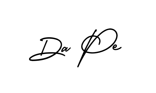 Make a short Da Pe signature style. Manage your documents anywhere anytime using AmerikaSignatureDemo-Regular. Create and add eSignatures, submit forms, share and send files easily. Da Pe signature style 3 images and pictures png