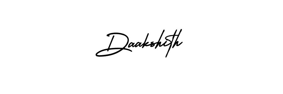 Create a beautiful signature design for name Daakshith. With this signature (AmerikaSignatureDemo-Regular) fonts, you can make a handwritten signature for free. Daakshith signature style 3 images and pictures png