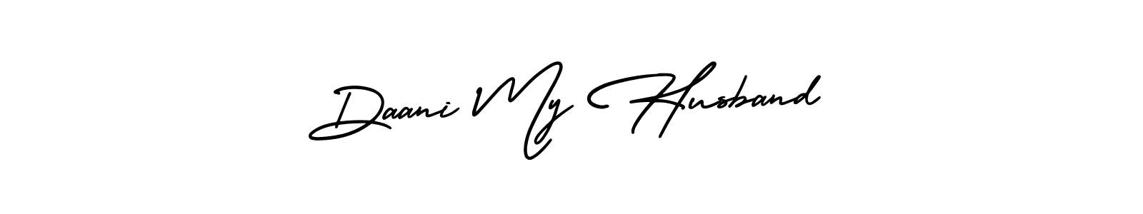 How to make Daani My Husband name signature. Use AmerikaSignatureDemo-Regular style for creating short signs online. This is the latest handwritten sign. Daani My Husband signature style 3 images and pictures png