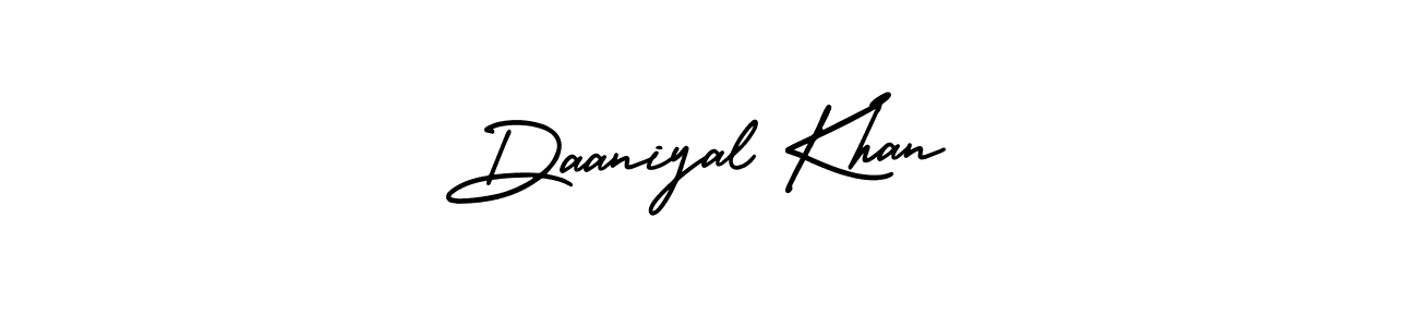 How to Draw Daaniyal Khan signature style? AmerikaSignatureDemo-Regular is a latest design signature styles for name Daaniyal Khan. Daaniyal Khan signature style 3 images and pictures png