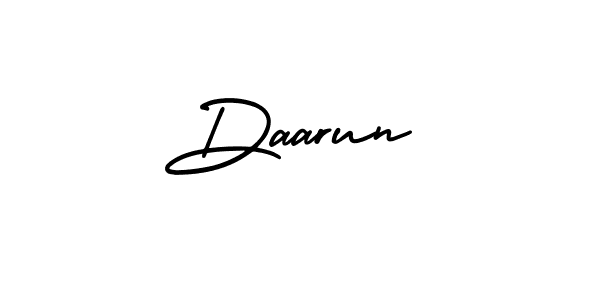 How to make Daarun signature? AmerikaSignatureDemo-Regular is a professional autograph style. Create handwritten signature for Daarun name. Daarun signature style 3 images and pictures png