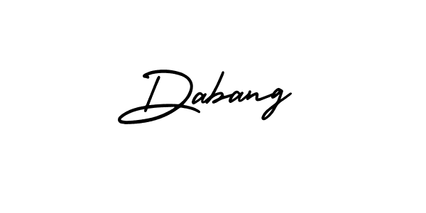 How to make Dabang signature? AmerikaSignatureDemo-Regular is a professional autograph style. Create handwritten signature for Dabang name. Dabang signature style 3 images and pictures png