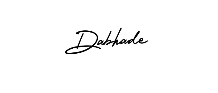 You can use this online signature creator to create a handwritten signature for the name Dabhade. This is the best online autograph maker. Dabhade signature style 3 images and pictures png