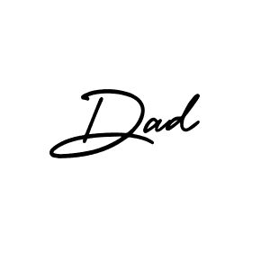 Dad stylish signature style. Best Handwritten Sign (AmerikaSignatureDemo-Regular) for my name. Handwritten Signature Collection Ideas for my name Dad. Dad signature style 3 images and pictures png