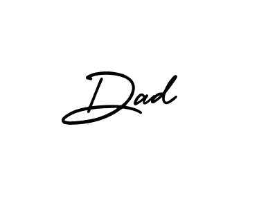 Dad  stylish signature style. Best Handwritten Sign (AmerikaSignatureDemo-Regular) for my name. Handwritten Signature Collection Ideas for my name Dad . Dad  signature style 3 images and pictures png