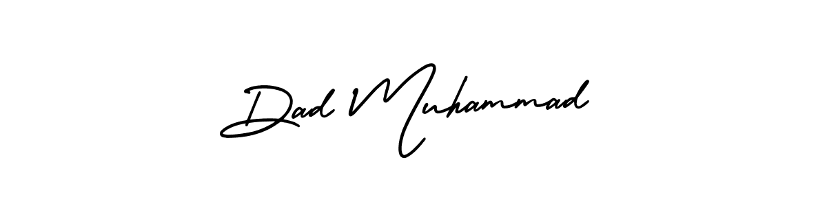 if you are searching for the best signature style for your name Dad Muhammad. so please give up your signature search. here we have designed multiple signature styles  using AmerikaSignatureDemo-Regular. Dad Muhammad signature style 3 images and pictures png