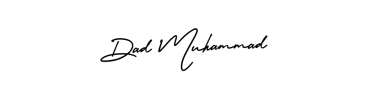 if you are searching for the best signature style for your name Dad Muhammad. so please give up your signature search. here we have designed multiple signature styles  using AmerikaSignatureDemo-Regular. Dad Muhammad signature style 3 images and pictures png