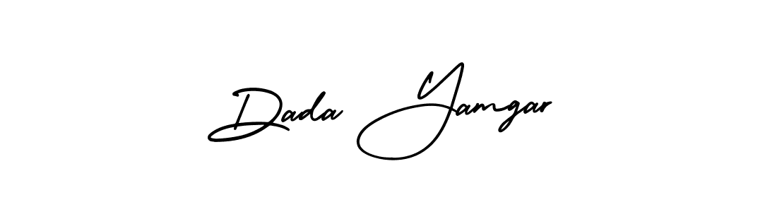 if you are searching for the best signature style for your name Dada Yamgar. so please give up your signature search. here we have designed multiple signature styles  using AmerikaSignatureDemo-Regular. Dada Yamgar signature style 3 images and pictures png