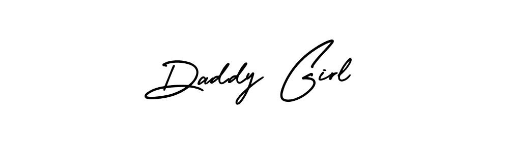 Design your own signature with our free online signature maker. With this signature software, you can create a handwritten (AmerikaSignatureDemo-Regular) signature for name Daddy Girl. Daddy Girl signature style 3 images and pictures png