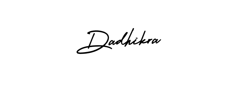 Create a beautiful signature design for name Dadhikra. With this signature (AmerikaSignatureDemo-Regular) fonts, you can make a handwritten signature for free. Dadhikra signature style 3 images and pictures png