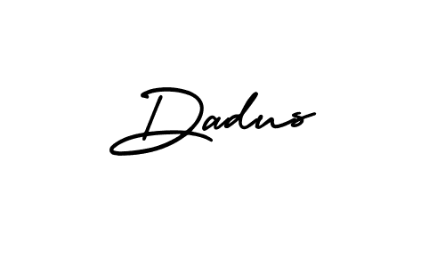 Make a short Dadus signature style. Manage your documents anywhere anytime using AmerikaSignatureDemo-Regular. Create and add eSignatures, submit forms, share and send files easily. Dadus signature style 3 images and pictures png