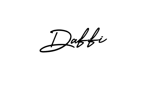 It looks lik you need a new signature style for name Daffi. Design unique handwritten (AmerikaSignatureDemo-Regular) signature with our free signature maker in just a few clicks. Daffi signature style 3 images and pictures png