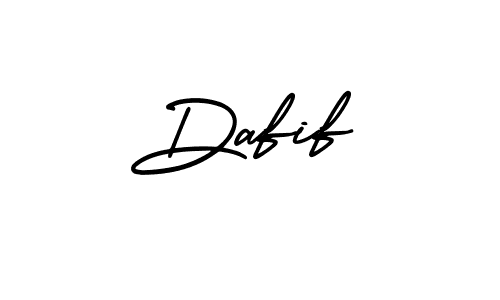 You should practise on your own different ways (AmerikaSignatureDemo-Regular) to write your name (Dafif) in signature. don't let someone else do it for you. Dafif signature style 3 images and pictures png