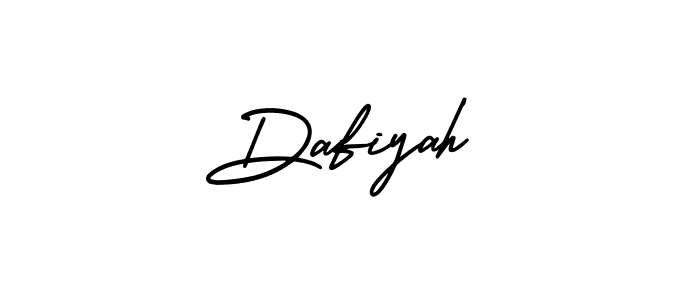Dafiyah stylish signature style. Best Handwritten Sign (AmerikaSignatureDemo-Regular) for my name. Handwritten Signature Collection Ideas for my name Dafiyah. Dafiyah signature style 3 images and pictures png