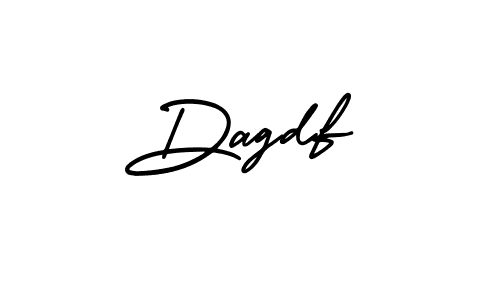 How to make Dagdf signature? AmerikaSignatureDemo-Regular is a professional autograph style. Create handwritten signature for Dagdf name. Dagdf signature style 3 images and pictures png