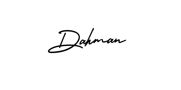 This is the best signature style for the Dahman name. Also you like these signature font (AmerikaSignatureDemo-Regular). Mix name signature. Dahman signature style 3 images and pictures png