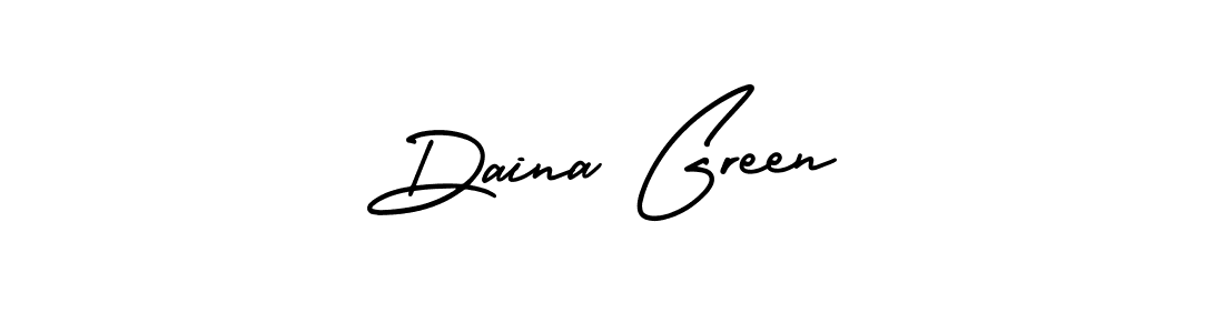 How to make Daina Green name signature. Use AmerikaSignatureDemo-Regular style for creating short signs online. This is the latest handwritten sign. Daina Green signature style 3 images and pictures png