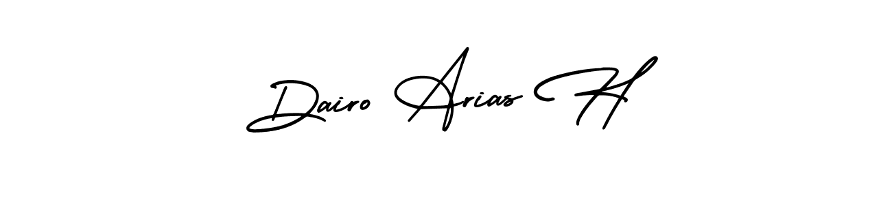 Best and Professional Signature Style for Dairo Arias H. AmerikaSignatureDemo-Regular Best Signature Style Collection. Dairo Arias H signature style 3 images and pictures png