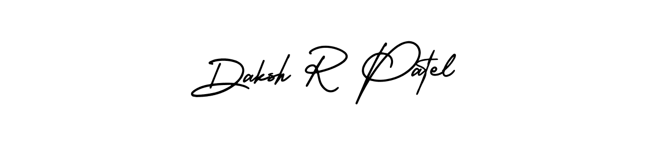if you are searching for the best signature style for your name Daksh R Patel. so please give up your signature search. here we have designed multiple signature styles  using AmerikaSignatureDemo-Regular. Daksh R Patel signature style 3 images and pictures png