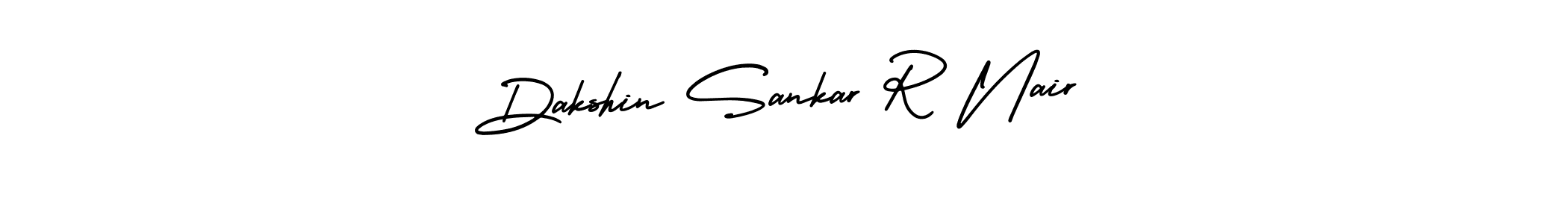 AmerikaSignatureDemo-Regular is a professional signature style that is perfect for those who want to add a touch of class to their signature. It is also a great choice for those who want to make their signature more unique. Get Dakshin Sankar R Nair name to fancy signature for free. Dakshin Sankar R Nair signature style 3 images and pictures png