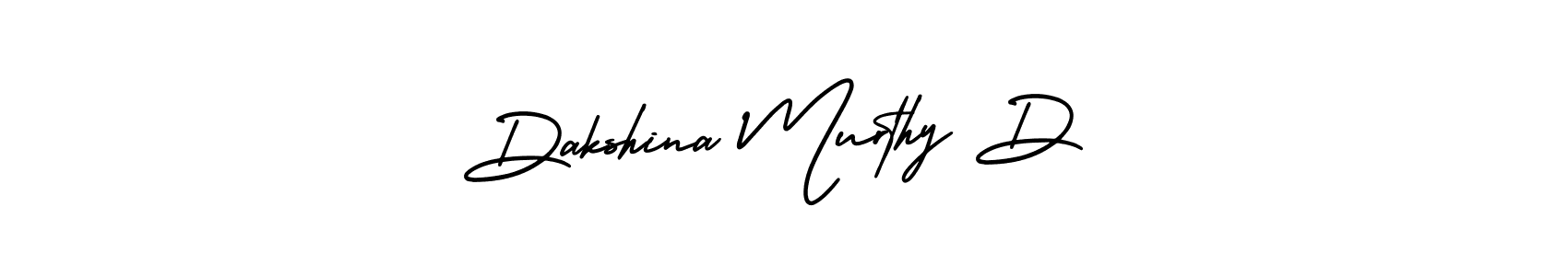 How to make Dakshina Murthy D signature? AmerikaSignatureDemo-Regular is a professional autograph style. Create handwritten signature for Dakshina Murthy D name. Dakshina Murthy D signature style 3 images and pictures png