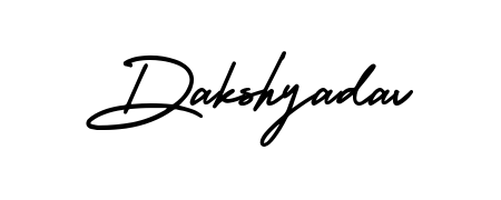 A timeless handwritten aesthetic for Dakshyadav. The AmerikaSignatureDemo-Regular font gives your signature a handcrafted feel with natural curves. Dakshyadav signature style 3 images and pictures png