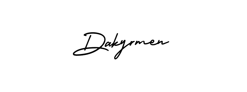 Create a beautiful signature design for name Dakyrmen. With this signature (AmerikaSignatureDemo-Regular) fonts, you can make a handwritten signature for free. Dakyrmen signature style 3 images and pictures png