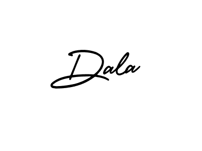 You should practise on your own different ways (AmerikaSignatureDemo-Regular) to write your name (Dala) in signature. don't let someone else do it for you. Dala signature style 3 images and pictures png
