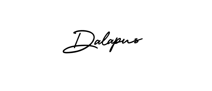 Use a signature maker to create a handwritten signature online. With this signature software, you can design (AmerikaSignatureDemo-Regular) your own signature for name Dalapus. Dalapus signature style 3 images and pictures png