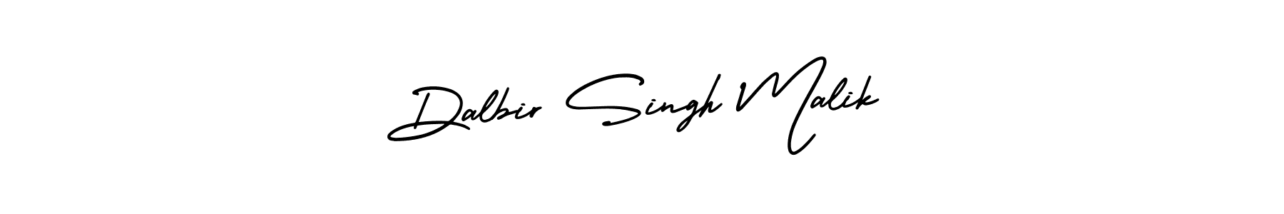 How to make Dalbir Singh Malik name signature. Use AmerikaSignatureDemo-Regular style for creating short signs online. This is the latest handwritten sign. Dalbir Singh Malik signature style 3 images and pictures png