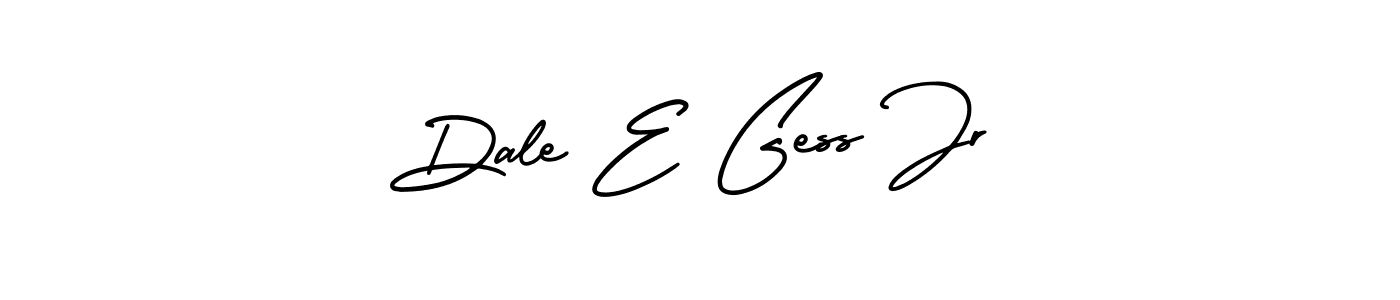 Dale E Gess Jr stylish signature style. Best Handwritten Sign (AmerikaSignatureDemo-Regular) for my name. Handwritten Signature Collection Ideas for my name Dale E Gess Jr. Dale E Gess Jr signature style 3 images and pictures png