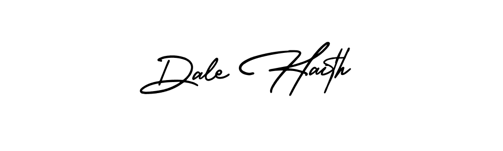 Use a signature maker to create a handwritten signature online. With this signature software, you can design (AmerikaSignatureDemo-Regular) your own signature for name Dale Haith. Dale Haith signature style 3 images and pictures png