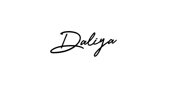 if you are searching for the best signature style for your name Daliya. so please give up your signature search. here we have designed multiple signature styles  using AmerikaSignatureDemo-Regular. Daliya signature style 3 images and pictures png