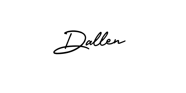 Make a short Dallen signature style. Manage your documents anywhere anytime using AmerikaSignatureDemo-Regular. Create and add eSignatures, submit forms, share and send files easily. Dallen signature style 3 images and pictures png