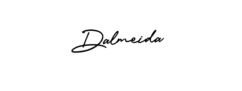 It looks lik you need a new signature style for name Dalmeida. Design unique handwritten (AmerikaSignatureDemo-Regular) signature with our free signature maker in just a few clicks. Dalmeida signature style 3 images and pictures png