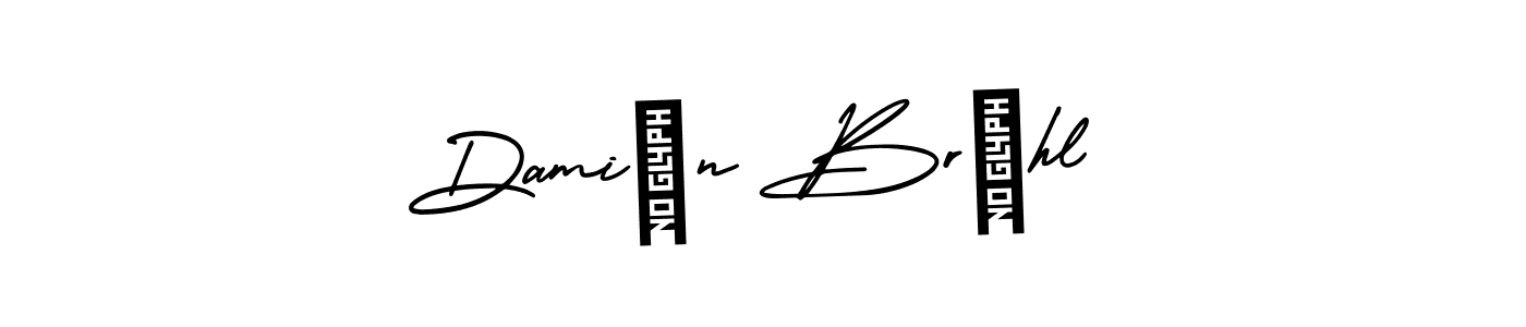 Here are the top 10 professional signature styles for the name Damián Brühl. These are the best autograph styles you can use for your name. Damián Brühl signature style 3 images and pictures png