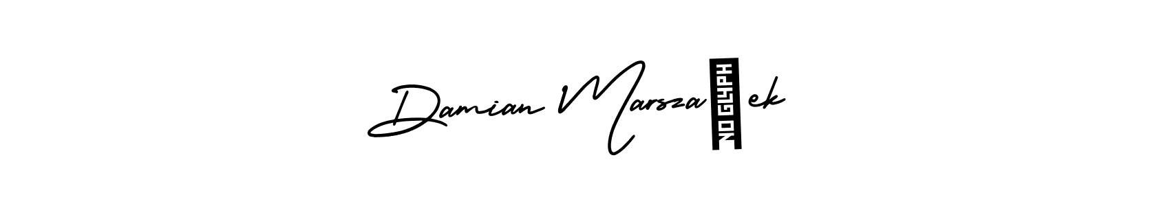 How to make Damian Marszałek name signature. Use AmerikaSignatureDemo-Regular style for creating short signs online. This is the latest handwritten sign. Damian Marszałek signature style 3 images and pictures png