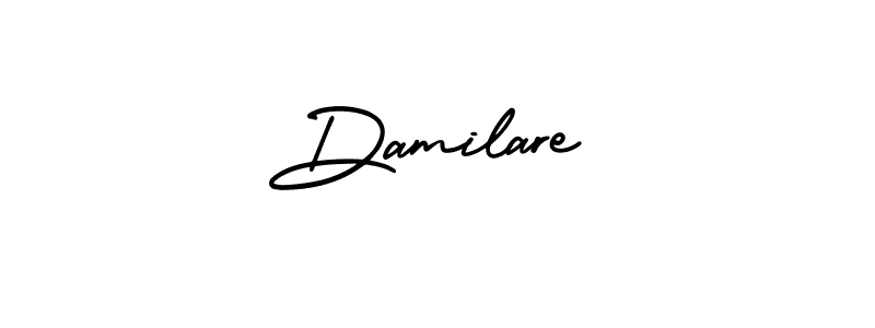 How to Draw Damilare signature style? AmerikaSignatureDemo-Regular is a latest design signature styles for name Damilare. Damilare signature style 3 images and pictures png