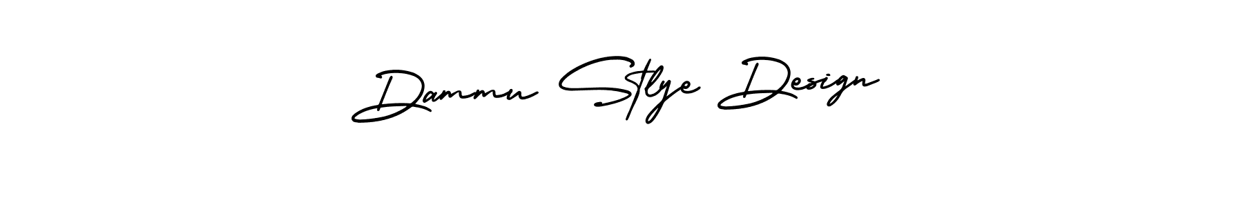 How to make Dammu Stlye Design signature? AmerikaSignatureDemo-Regular is a professional autograph style. Create handwritten signature for Dammu Stlye Design name. Dammu Stlye Design signature style 3 images and pictures png