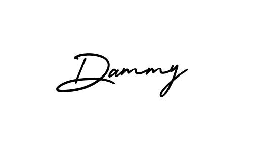 Design your own signature with our free online signature maker. With this signature software, you can create a handwritten (AmerikaSignatureDemo-Regular) signature for name Dammy. Dammy signature style 3 images and pictures png