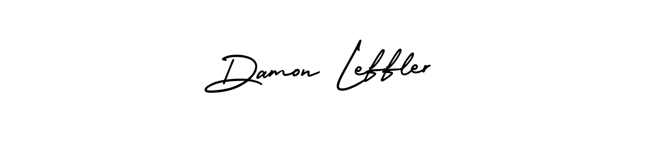 Check out images of Autograph of Damon Leffler name. Actor Damon Leffler Signature Style. AmerikaSignatureDemo-Regular is a professional sign style online. Damon Leffler signature style 3 images and pictures png