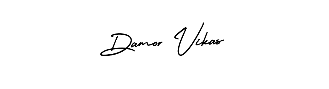 Best and Professional Signature Style for Damor Vikas. AmerikaSignatureDemo-Regular Best Signature Style Collection. Damor Vikas signature style 3 images and pictures png