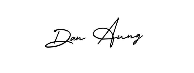 Best and Professional Signature Style for Dan Aung. AmerikaSignatureDemo-Regular Best Signature Style Collection. Dan Aung signature style 3 images and pictures png